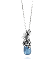 Pendente Giovanni Raspini Donna Gocce in Argento Cristallo 12416 - 12416